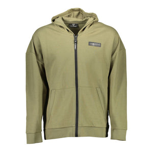 Plein Sport Green Cotton Sweater