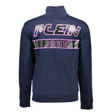 Plein Sport Blue Cotton Sweater