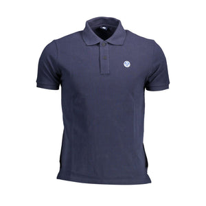 North Sails Blue Cotton Polo Shirt