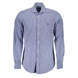 Harmont & Blaine Blue Cotton Shirt