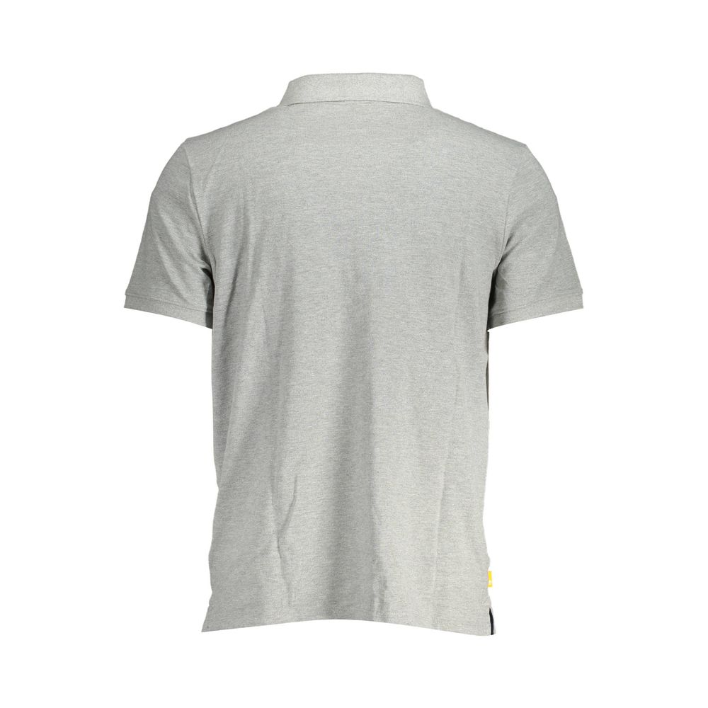 Timberland Gray Cotton Polo Shirt