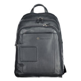 Piquadro Blue Leather Backpack