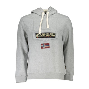 Napapijri Gray Cotton Sweater