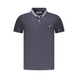 Guess Jeans Blue Cotton Polo Shirt
