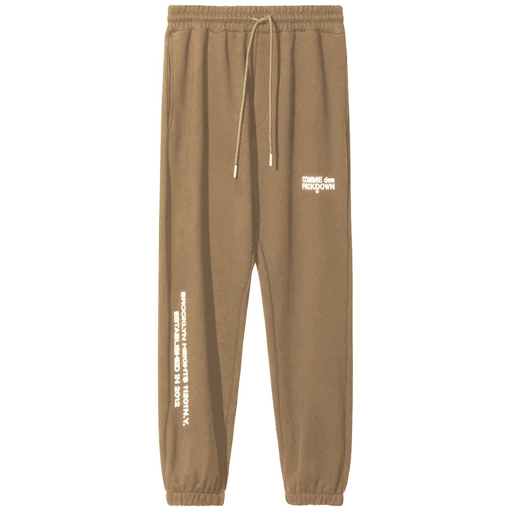 Comme Des Fuckdown Brown Cotton Jeans & Pant