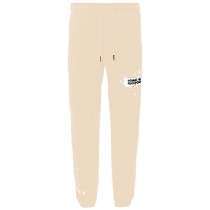 Comme Des Fuckdown Beige Cotton Jeans & Pant