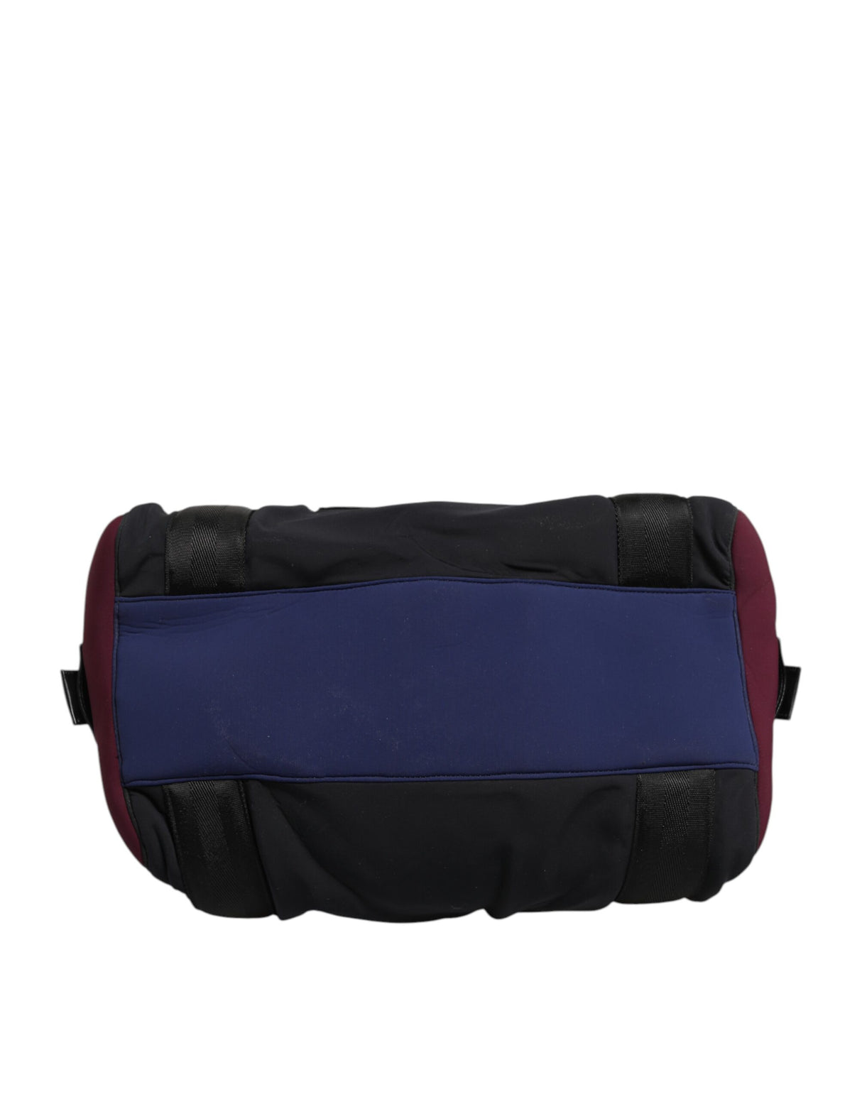 Dolce & Gabbana Black Maroon Hand Shoulder Duffel Travel Bag