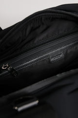 Dolce & Gabbana Black Maroon Hand Shoulder Duffel Travel Bag