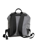 Dolce & Gabbana Gray Palermo Reflector Buckles Drawstring Backpack Bag