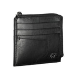 Piquadro Black Leather Wallet