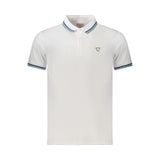 Guess Jeans White Cotton Men Polo Shirt