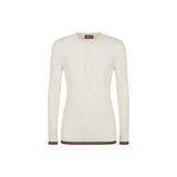 Gucci Ribbed-Knit Silk T-Shirt