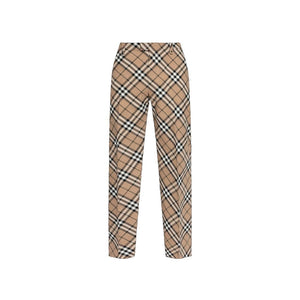 Burberry Wool Blend Check Pants