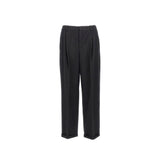 Saint Laurent Cashmere And Wool Flannel 90'S Striped Pants
