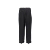 Saint Laurent Cashmere And Wool Flannel 90'S Striped Pants