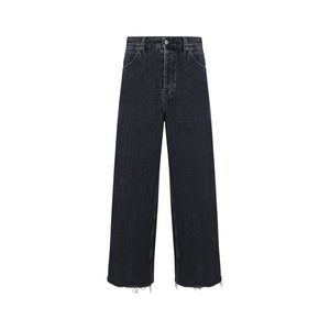 Gucci Wide-Leg Denim Jeans