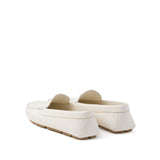 Prada Logo Leather Loafers
