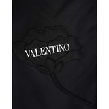 Valentino Flower Embroidery Bermuda Shorts