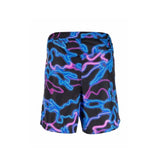 Valentino Neon-Print Swim Shorts