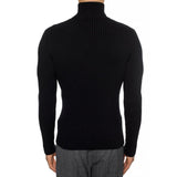Balenciaga Cashmere Blend Rib Knit Turtleneck