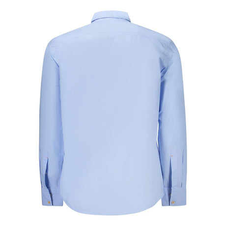 Hugo Boss Blue Cotton Men Shirt