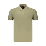 Hugo Boss Green Cotton Men Polo Shirt