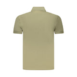Hugo Boss Green Cotton Men Polo Shirt
