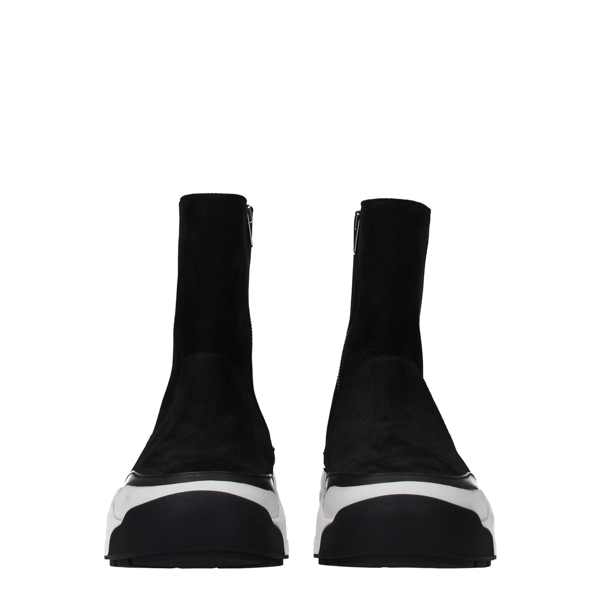 Kenzo Black Leather Ankle Boots