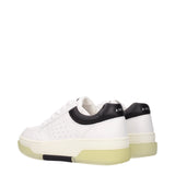Amiri White Leather Low Tops