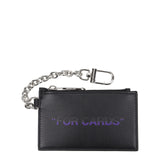 Off-White Black Leather Wallets