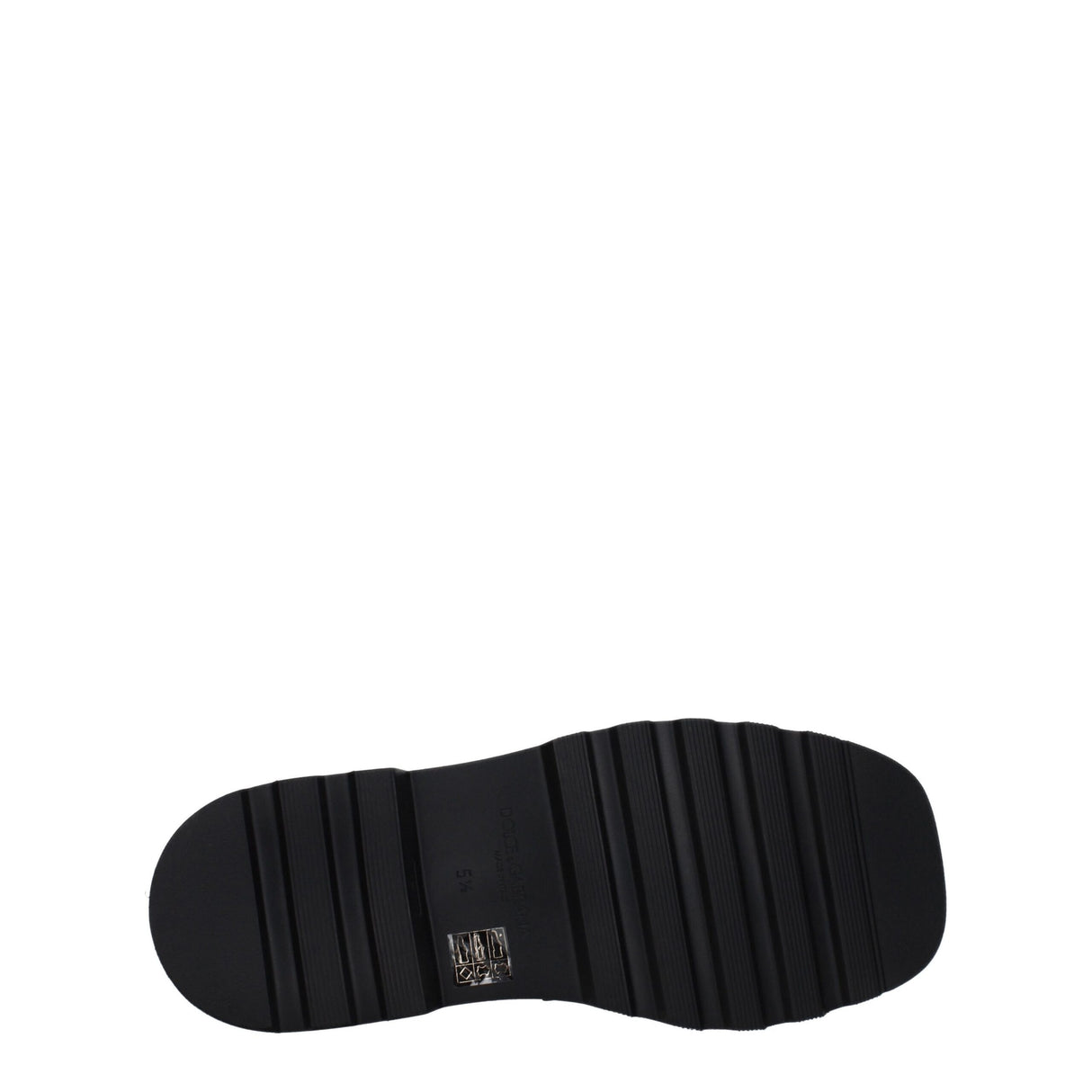 Dolce & Gabbana Black Leather Slip-On Loafers