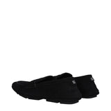 Dolce & Gabbana Black Leather Slip-On Loafers