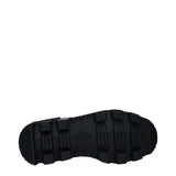 Moncler Black Leather Ankle Boots