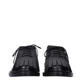 Max Mara Black Leather Oxfords And Derbies