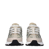 Versace Green Fabric Low Tops