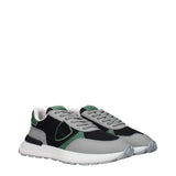 Philippe Model Black Fabric Athletic Sneakers