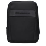 Piquadro Black Fabric Crossbody Bag