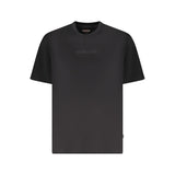 Guess Jeans Black Cotton Men Oversize T-Shirt