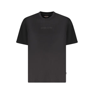 Guess Jeans Black Cotton Men Oversize T-Shirt
