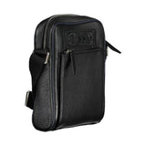 La Martina Black Leather Shoulder Bag