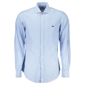 Harmont & Blaine Blue Cotton Shirt