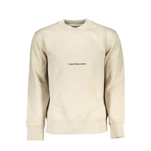 Calvin Klein Beige Cotton Sweater