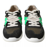 Dolce & Gabbana Sneakers Multicolor Leather Suede Shoes