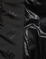 Dolce & Gabbana Black Cargo Windbraker Logo Mania Jacket