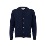 Gucci Blue Wool Cardigan