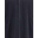 Thom Browne Double Face Full Zip Up Cardigan In Meri