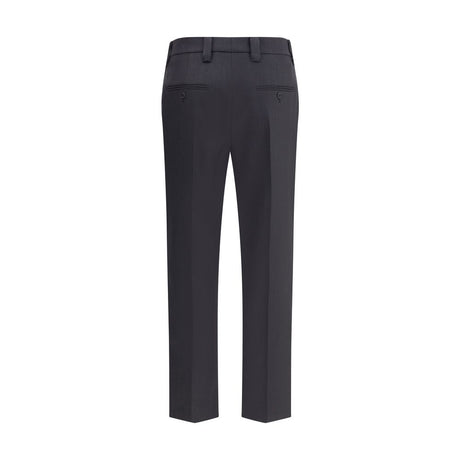 Prada Gray Fleece Wool Dress Pants