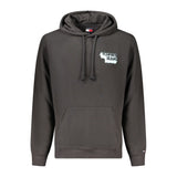 Tommy Hilfiger Black Cotton Men Hoodie
