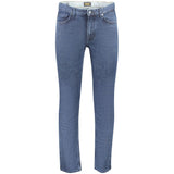 Hugo Boss Blue Cotton Men's Slim Fit Jean