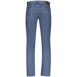Hugo Boss Blue Cotton Men's Slim Fit Jean
